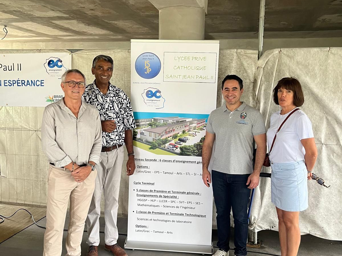 Lycée Jean-Paul II à Bras-Panon, à La Réunion